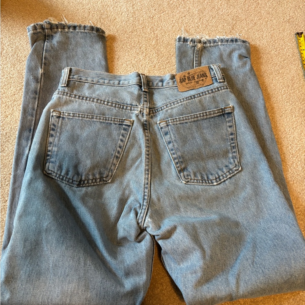 Vintage 90s Gap Blue Jeans - Loose Fit Tapered Ankle